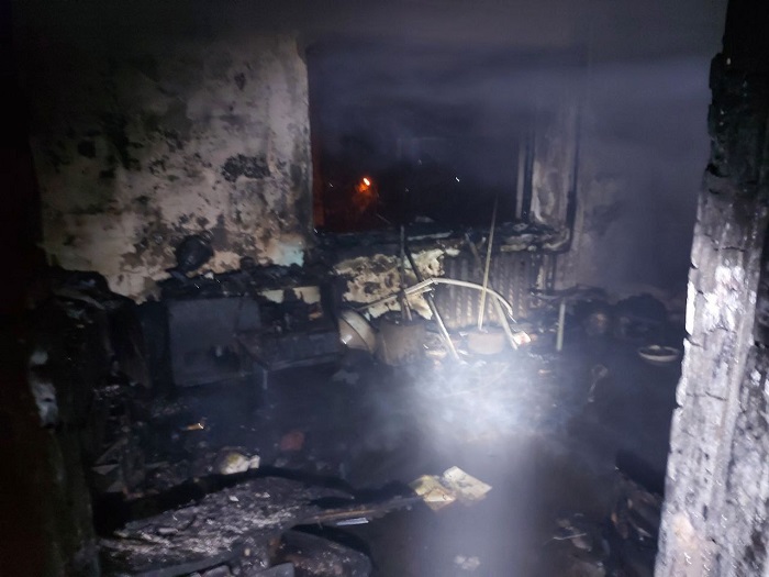 Ночью в Измаиле при пожаре погибли двое измаильчан. ФОТО