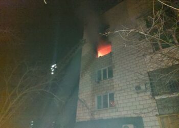 Ночью в Измаиле при пожаре погибли двое измаильчан. ФОТО