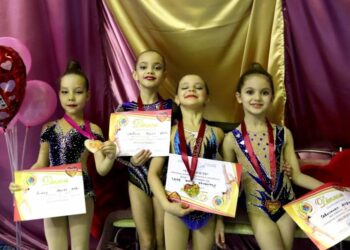 Шестнадцать медалей измаильских гимнасток на турнире «Валентинка» — Город 24