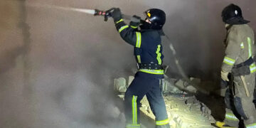 В районе Балковской ликвидирован масштабный пожар