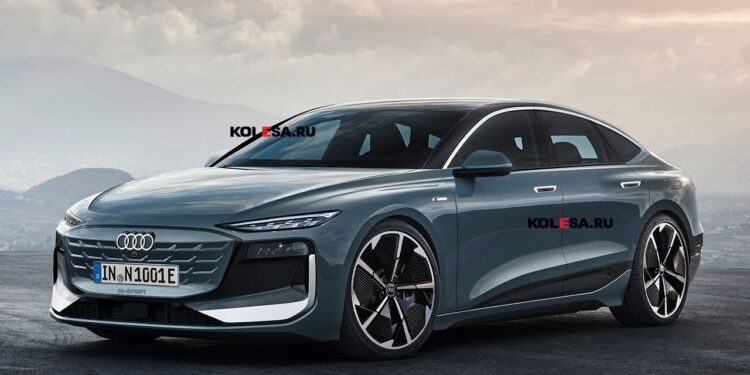 Audi готовит лифтбек A6 e-tron: первое изображение спортивной «пятидверки» — АВТО НОВОСТИ