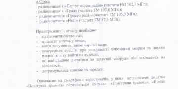 Дії населення при отриманні сигналу «Повітряна тривога»