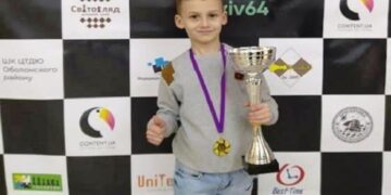 Юний черкащанин став абсолютним переможцем шахового турніру