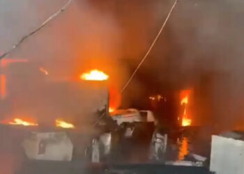 В результате взрыва в Одессе сгорел склад