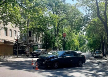 ДТП в центре Одессы: обошлось без пострадавших
