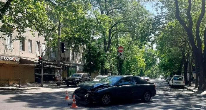 ДТП в центре Одессы: обошлось без пострадавших
