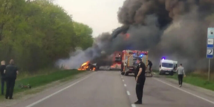 Трагическое ДТП на трассе Киев – Чоп