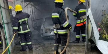 В Измаильском районе горел автомобиль: пострадал мужчина