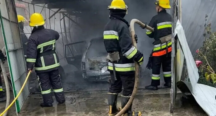 В Измаильском районе горел автомобиль: пострадал мужчина