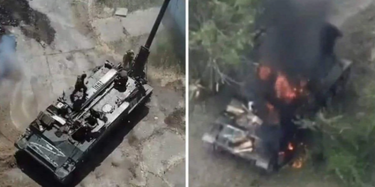 ВСУ впервые в истории уничтожили российский «Тюльпан»: появилось полное видео ликвидации вражеской САУ