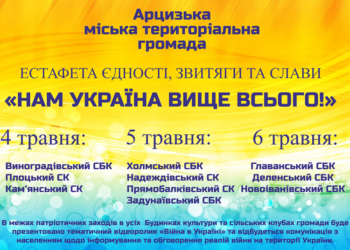 Запрошуємо усіх охочих долучитися до естафети єдності, звитяги та слави «Нам Україна вище над усе!»