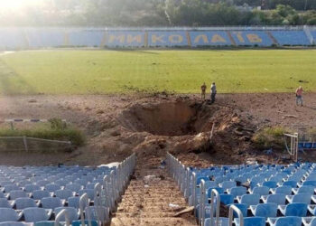 Российская армия разбомбила стадион в Николаеве (ФОТО, ВИДЕО) (28 июня 2022 г.) — Новости футбола