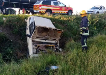 На трассе Одесса-Рени автомобиль слетел в кювет