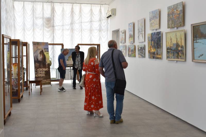 Репортаж з виставки заслуженого художника України Івана Шишмана та його доньки Злати Шишман