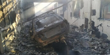 В Одесской области сгорел гараж с автомобилями