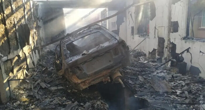 В Одесской области сгорел гараж с автомобилями