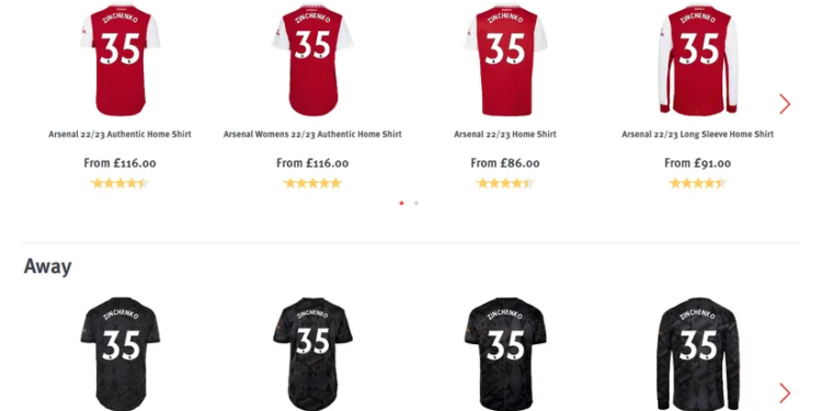 Зинченко будет играть за «Арсенал» под 35-м номером (ФОТО) (23 июля 2022 г.) — Новости футбола