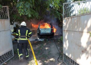 На улице Ярослава Мудрого в Измаиле сгорел автомобиль —