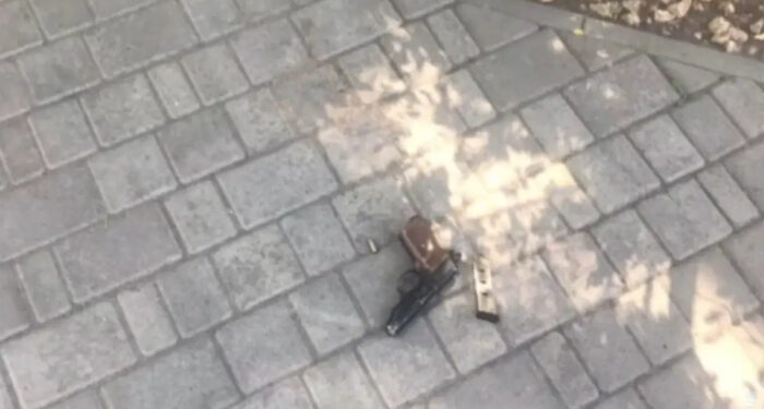 Пьяный одессит устроил стрельбу на остановке