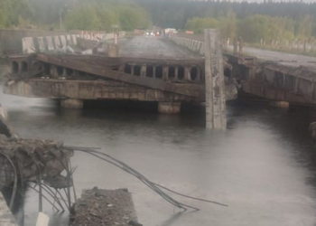 Под Киевом молния попала в заминированный мост через речку Ирпень: погиб один человек