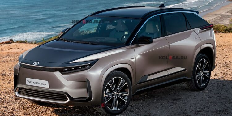 Toyota готовит альтернативу Highlander: первое изображение кроссовера bZ5X — АВТО НОВОСТИ