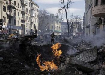 Разрушения и пожар: российские войска снова обстреляли Харьков