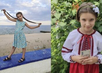 Десятилетняя жительница Одесской области отрезала свои косы чтобы помочь ВСУ