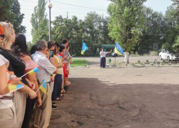 В АРЦИЗІ ВІДБУЛАСЯ УРОЧИСТА ЦЕРЕМОНІЯ ПІДНЯТТЯ ДЕРЖАВНОГО ПРАПОРА УКРАЇНИ
