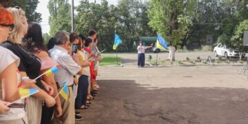 В АРЦИЗІ ВІДБУЛАСЯ УРОЧИСТА ЦЕРЕМОНІЯ ПІДНЯТТЯ ДЕРЖАВНОГО ПРАПОРА УКРАЇНИ