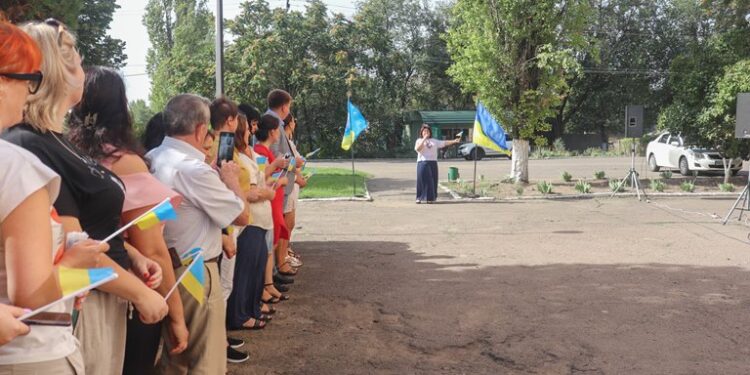 В АРЦИЗІ ВІДБУЛАСЯ УРОЧИСТА ЦЕРЕМОНІЯ ПІДНЯТТЯ ДЕРЖАВНОГО ПРАПОРА УКРАЇНИ