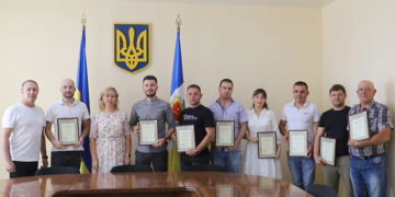 В Ізмаїлі вручали почесні грамоти представникам будівельної сфери