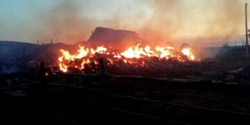 Вночі в Білгород-Дністровському районі горів склад із зерном — Новини Одеської області