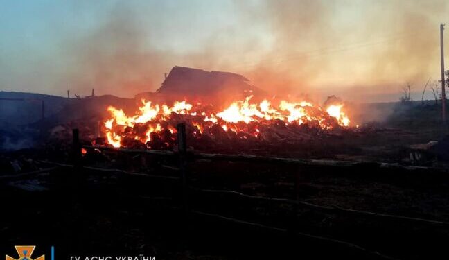 Вночі в Білгород-Дністровському районі горів склад із зерном — Новини Одеської області