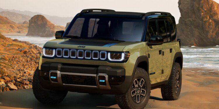 Брутал и театрал: Jeep показал два больших электрических SUV — Recon и Wagoneer S — АВТО НОВОСТИ
