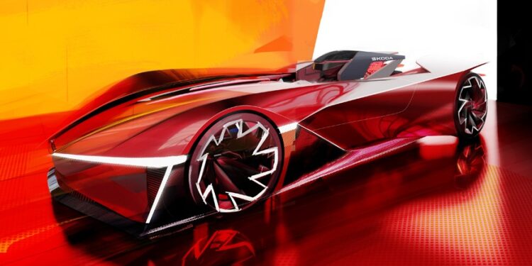 Дань уважения спорткару из прошлого века: Skoda показала гоночный автомобиль Vision GT — АВТО НОВОСТИ
