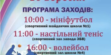 До дня фізичної культури та спорту в Арцизі пройдуть спортивні змагання