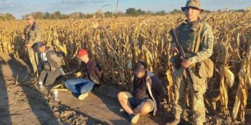 Прикордонники Ізмаїльського загону затримали ухилянтів від військової служби посеред кукурудзяного поля