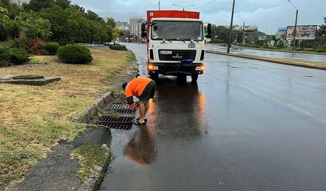 В Одесі всю ніч йшов сильний дощ | Одеський Кур’єр