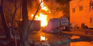На півдні Одеської області згоріли чотири вантажних машини | Одеський Кур’єр