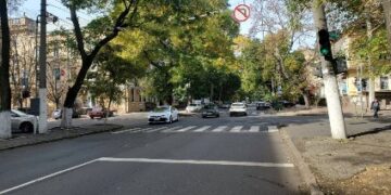 В центрі Одеси оновили дорожню розмітку | Надзвичайні події Одесса та область