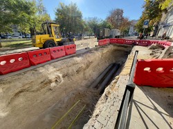 В центрі Одеси ремонтують теплотрасу