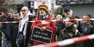 У «Довженко-центрі» пройшла акція протесту проти реорганізації установи