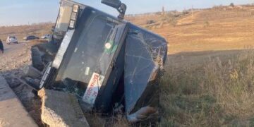 На трасі в Одеській області перкинувся рейсовий автобус, є постраждалі | Надзвичайні події Одесса та область