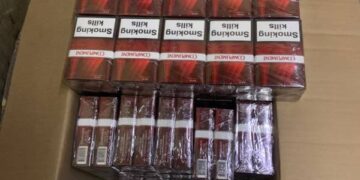Правоохоронці в Ізмаїлі вилучили з обігу контрафактних цигарок на суму майже 600 тисяч гривень