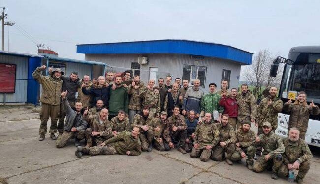 Украина вернула из плена еще 45 военных