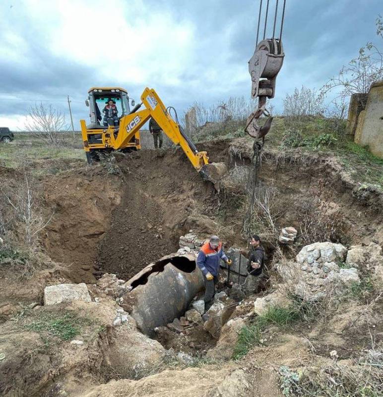 Завершено ремонт однієї з пошкоджених ділянок водогону Дніпро-Миколаїв