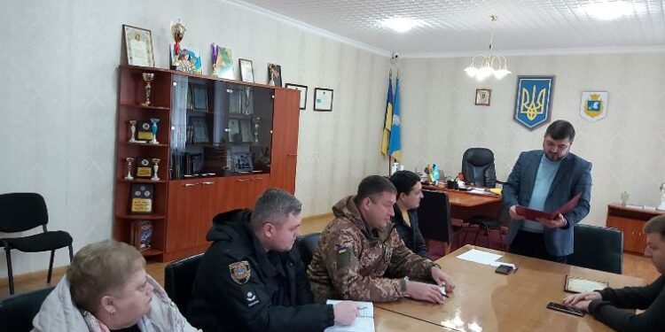 НАЧАЛЬНИК БОЛГРАДСЬКОЇ РВА ПРОВІВ РОБОЧУ НАРАДУ В АРЦИЗЬКІЙ МІСЬКІЙ РАДІ