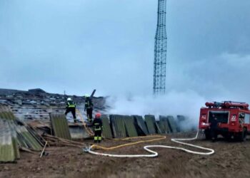 Під Ізмаїлом гасили пожежу