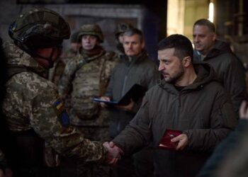 Президент Зеленський приїхав до Бахмута