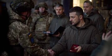 Президент Зеленський приїхав до Бахмута